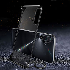 Carcasa Dura Cristal Plastico Funda Rigida Transparente S04 para Huawei Nova 5 Negro