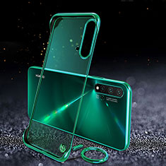 Carcasa Dura Cristal Plastico Funda Rigida Transparente S04 para Huawei Nova 5 Verde