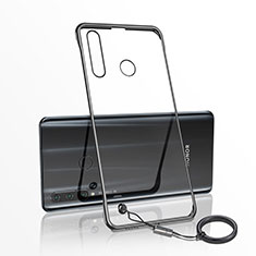 Carcasa Dura Cristal Plastico Funda Rigida Transparente S05 para Huawei Honor 20 Lite Negro