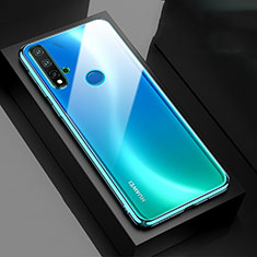 Carcasa Dura Cristal Plastico Funda Rigida Transparente S05 para Huawei P20 Lite (2019) Cian