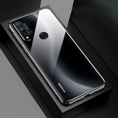 Carcasa Dura Cristal Plastico Funda Rigida Transparente S05 para Huawei P20 Lite (2019) Negro