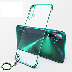 Carcasa Dura Cristal Plastico Funda Rigida Transparente S06 para Huawei Nova 5 Pro Verde