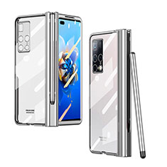 Carcasa Dura Cristal Plastico Rigida Transparente ZL2 para Huawei Mate X2 Plata