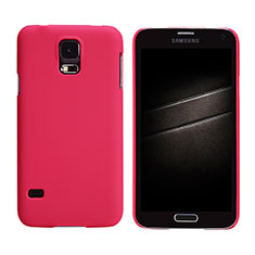 Carcasa Dura Plastico Rigida Mate M02 para Samsung Galaxy S5 G900F G903F Rojo