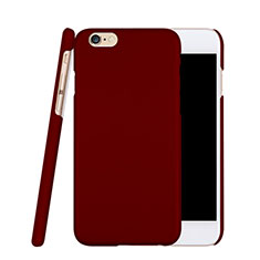 Carcasa Dura Plastico Rigida Mate para Apple iPhone 6 Rojo Rosa