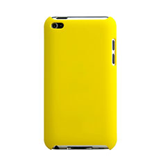 Carcasa Dura Plastico Rigida Mate para Apple iPod Touch 4 Amarillo