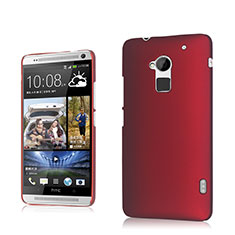 Carcasa Dura Plastico Rigida Mate para HTC One Max Rojo