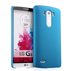 Carcasa Dura Plastico Rigida Mate para LG G3 Azul Cielo