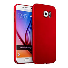 Carcasa Dura Plastico Rigida Mate para Samsung Galaxy S6 SM-G920 Rojo