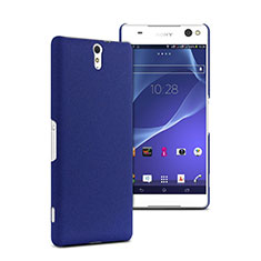 Carcasa Dura Plastico Rigida Mate para Sony Xperia C5 Ultra Azul
