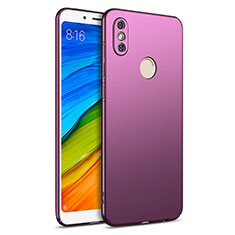 Carcasa Dura Plastico Rigida Mate para Xiaomi Redmi Note 5 AI Dual Camera Morado