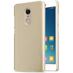 Carcasa Dura Plastico Rigida Perforada para Xiaomi Redmi Note 4 Standard Edition Oro