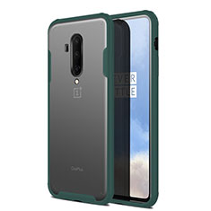 Carcasa Dura Ultrafina Transparente Funda Mate para OnePlus 7T Pro Verde