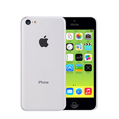 Carcasa Dura Ultrafina Transparente Mate para Apple iPhone 5C Blanco