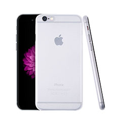 Carcasa Dura Ultrafina Transparente Mate para Apple iPhone 6 Plus Blanco