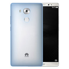 Carcasa Dura Ultrafina Transparente Mate para Huawei Mate 8 Azul