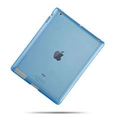 Carcasa Gel Ultrafina Transparente para Apple iPad 3 Azul Cielo