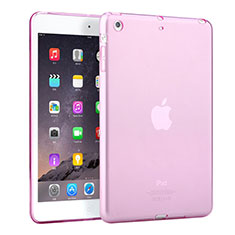 Carcasa Gel Ultrafina Transparente para Apple iPad Mini 3 Rosa