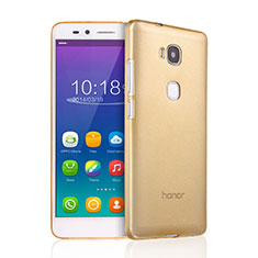 Carcasa Gel Ultrafina Transparente para Huawei Honor X5 Oro