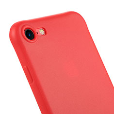 Carcasa Silicona Goma C01 para Apple iPhone 8 Rojo