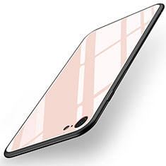 Carcasa Silicona Goma Espejo para Apple iPhone 7 Rosa