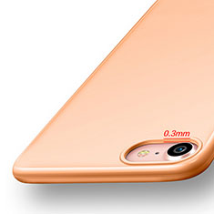 Carcasa Silicona Goma para Apple iPhone 7 Naranja