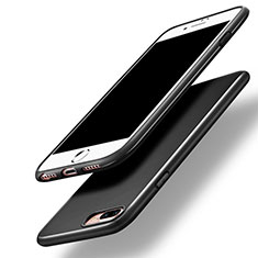 Carcasa Silicona Goma para Apple iPhone 8 Plus Negro