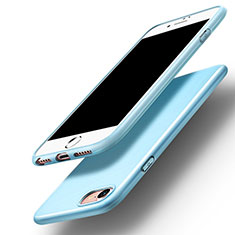 Carcasa Silicona Goma para Apple iPhone SE3 ((2022)) Azul Cielo