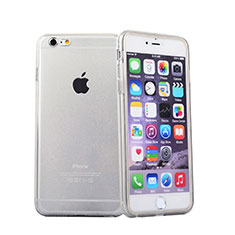 Carcasa Silicona Transparente Cubre Entero para Apple iPhone 6S Blanco