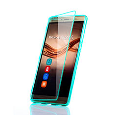 Carcasa Silicona Transparente Cubre Entero para Huawei Honor V8 Max Verde