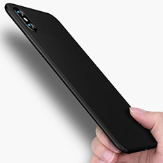 Carcasa Silicona Ultrafina Goma M01 para Apple iPhone Xs Negro