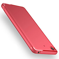 Carcasa Silicona Ultrafina Goma para Xiaomi Mi 5S 4G Rojo