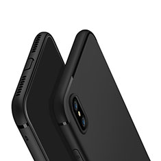 Carcasa Silicona Ultrafina Goma Q02 para Apple iPhone Xs Negro