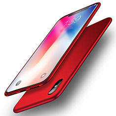 Carcasa Silicona Ultrafina Goma S05 para Apple iPhone X Rojo