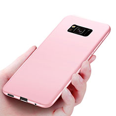 Carcasa Silicona Ultrafina Goma S06 para Samsung Galaxy S8 Rosa