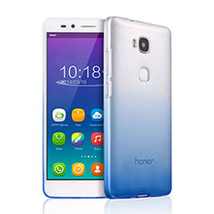 Carcasa Silicona Ultrafina Transparente Gradiente para Huawei Honor X5 Azul Cielo