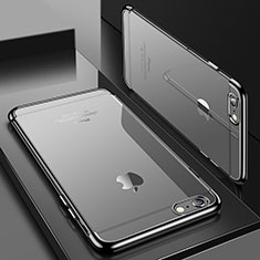 Carcasa Silicona Ultrafina Transparente H04 para Apple iPhone SE (2020) Gris