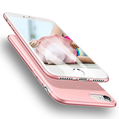 Carcasa Silicona Ultrafina Transparente H09 para Apple iPhone 8 Rosa