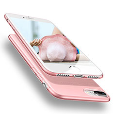 Carcasa Silicona Ultrafina Transparente H20 para Apple iPhone 7 Plus Rosa