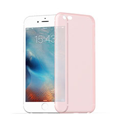 Carcasa Silicona Ultrafina Transparente Mate para Apple iPhone 6S Rosa