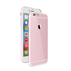 Carcasa Silicona Ultrafina Transparente para Apple iPhone 6S Rosa