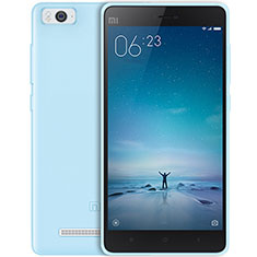 Carcasa Silicona Ultrafina Transparente para Xiaomi Mi 4C Azul