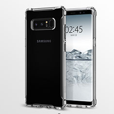 Carcasa Silicona Ultrafina Transparente R03 para Samsung Galaxy Note 8 Claro