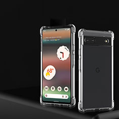 Carcasa Silicona Ultrafina Transparente T03 para Google Pixel 6a 5G Claro