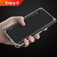 Carcasa Silicona Ultrafina Transparente T03 para Huawei Enjoy 9 Claro
