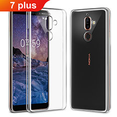 Carcasa Silicona Ultrafina Transparente T03 para Nokia 7 Plus Claro