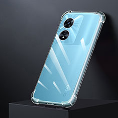 Carcasa Silicona Ultrafina Transparente T03 para Oppo A1 Pro 5G Claro