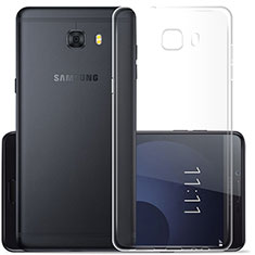 Carcasa Silicona Ultrafina Transparente T03 para Samsung Galaxy C9 Pro C9000 Claro