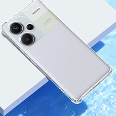 Carcasa Silicona Ultrafina Transparente T03 para Xiaomi Redmi Note 13 Pro+ Plus 5G Claro