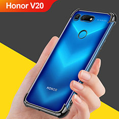 Carcasa Silicona Ultrafina Transparente T08 para Huawei Honor View 20 Negro